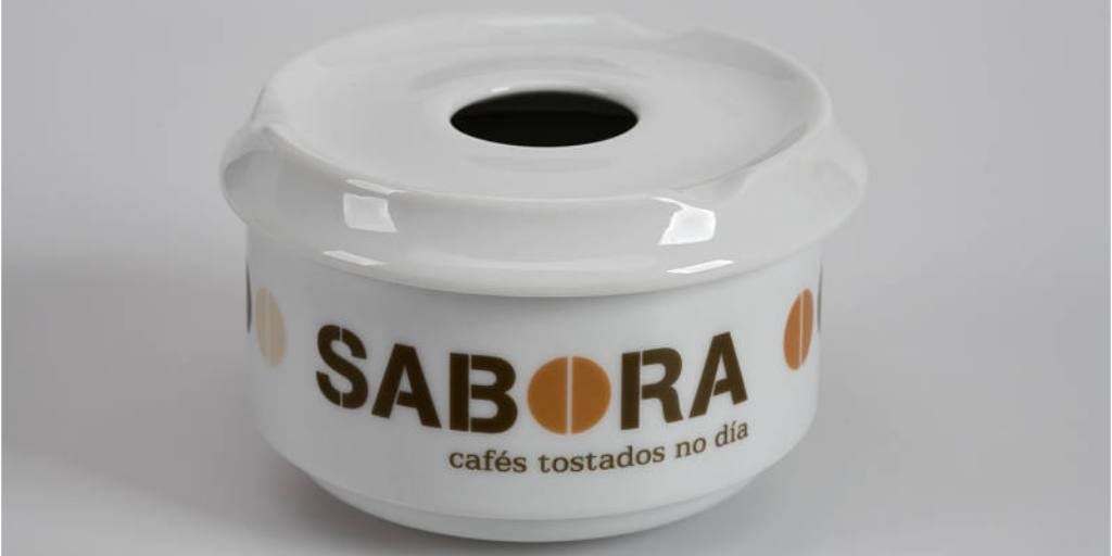Ceniceros de agua de Cafés Sabora
